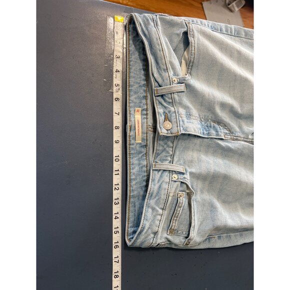 Levis Superlow Bootcut Jeans Womens W31 L30 Light Wash Denim Cowgirl Western Rod - Picture 8 of 13